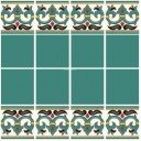Ceramic High Relief Border Tile Lugo 2